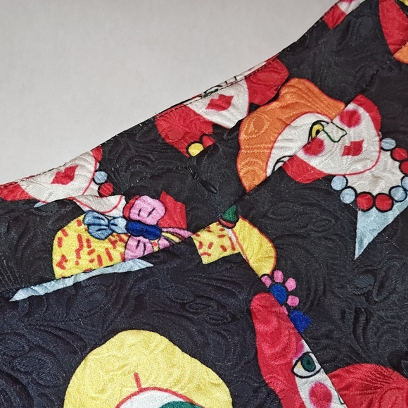 AMAZING LADY PRINT * CIRCLE SKIRT * SIZE 4 - Picture 4 of 4